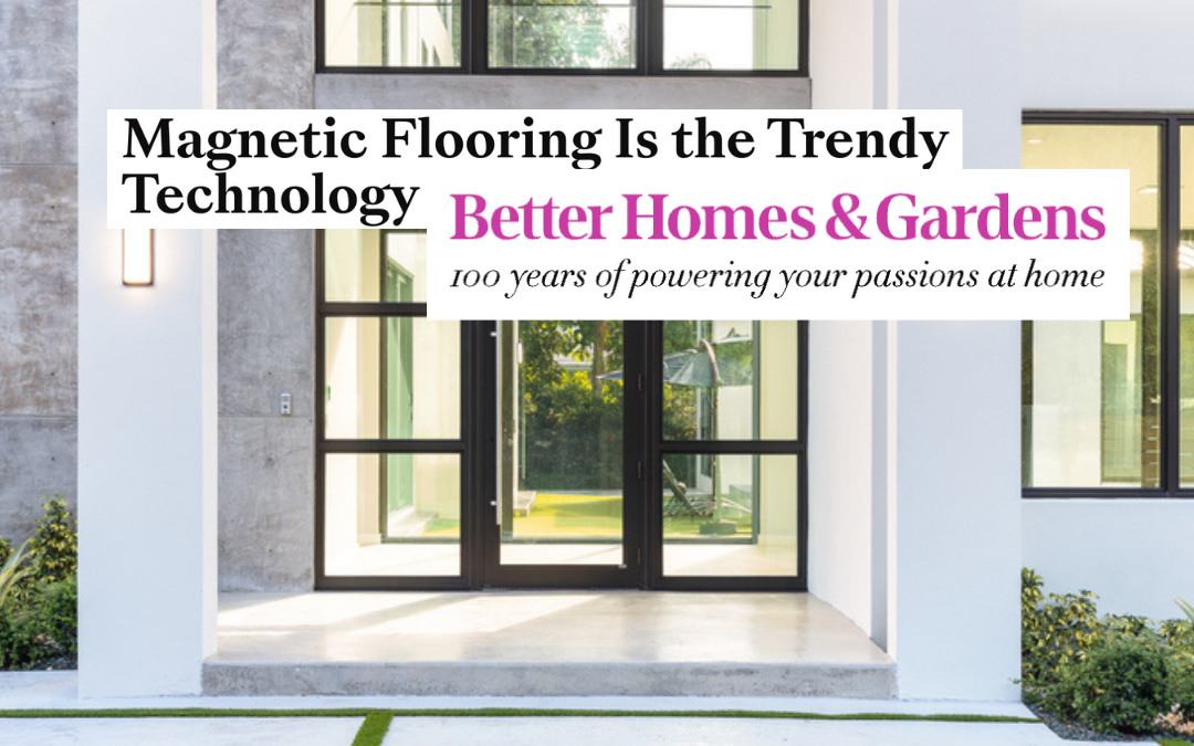 Magnetic Flooring is Trendy and Available in Our Showroom